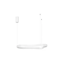Pendul NovaLuce DUSSA metal, alb, LED, 52W, 3045lm, 3000K - NL-9345690