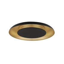 Aplica de tavan NovaLuce EPOS metal, plastic,  negru, auriu, LED Triac, 38W, 2700- 4000K, 2200 Lm - NL-9345707