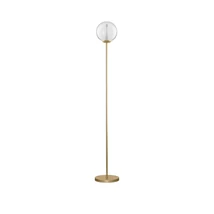 Lampadar NovaLuce GALEO metal, sticla, auriu, transparent, LED Triac, 7W, 3000K, 506 Lm - NL-9416943
