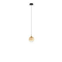 Pendul NovaLuce ORENDA metal, sticla, negru, sampanie, LED, 5W, 250lm, 3000K - NL-9416958