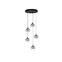 Pendul NovaLuce ORENDA metal, sticla, negru, fumuriu, LED, 20W, 1125lm,  3000K - NL-9416961