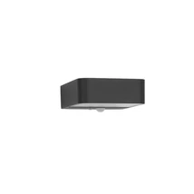 Aplica de perete exterioara NovaLuce Tredo metal, sticla, antracit, transparent, LED, 3000K, 2W, 219lm, IP65 - NL-9492520