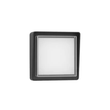 Aplica de perete exterioara NovaLuce Cape metal, plastic & sticla, antracit, transparent, LED, 3000K, 10W, 763lm, IP65 - NL-9492550