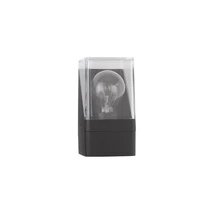 Aplica de perete exterioara NovaLuce Selena metal, plastic, antracit, transparent, E27, IP65 - NL-9492740