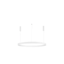 Pendul NovaLuce MOTIF metal, alb, LED, 3000K, 70W, 5984lm - NL-9530200