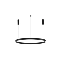 Pendul NovaLuce MOTIF metal, negru, LED, 3000K, 70W, 5984lm - NL-9530201