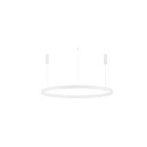 Pendul NovaLuce MOTIF metal, alb, LED, 3000K, 80W, 6864lm - NL-9530203
