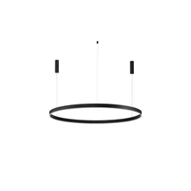 Pendul NovaLuce MOTIF metal, negru, LED, 3000K, 80W, 6864lm - NL-9530204