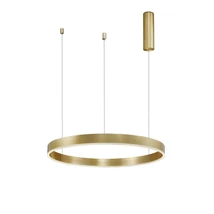 Pendul NovaLuce MOTIF metal, auriu, LED, 2700K-6000K, 40W, 2943lm - NL-9530206