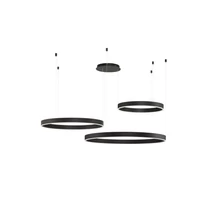 Pendul NovaLuce ELGEMA metal, negru, LED, 2700K-6000K, 143W, 12400lm - NL-9530215