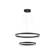 Pendul NovaLuce ADRIA metal, negru, LED, 3000K, 52W, 5684lm - NL-9530229