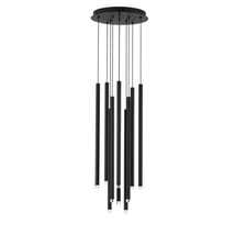 Pendul NovaLuce DANDIA metal, negru, LED, 3000K, 61W, 4220lm - NL-9540204