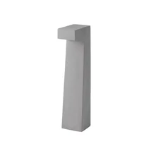 Lampadar exterior NovaLuce Aran ciment, sticla, gri, transparent, LED, 3000K, 5W, 200lm, IP65 - NL-9540212
