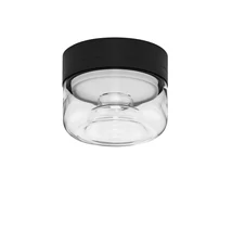 Plafoniera NovaLuce DORIS metal, acril, negru, transparent, LED, 7W, 3000K, 420 Lm - NL-9540279