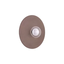 Aplica de perete NovaLuce VRAHOS beton, sticla, rosu, transparent,G9 - NL-9540334