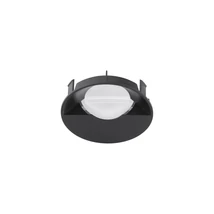 Rama pentru spoturi incastrabile HOMER si WALL WASHER NovaLuce WALL WASHER plastic, negru - 9570014B