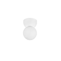 Plafoniera NovaLuce ZERO beton, sticla, alb, opal, G9 - NL-9577014
