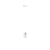 Pendul NovaLuce ZERO gips, sticla, alb, G9 - NL-9577017