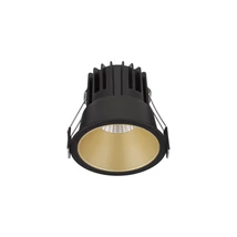 Spot incastrabil NovaLuce LUELA metal, negru, auriu, LED, 4000K, 13W, 1060lm - 9580645