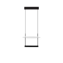 Pendul NovaLuce DIONA metal, negru, alb, LED Triac, 29W, 3000K, 1650 Lm - NL-9580671