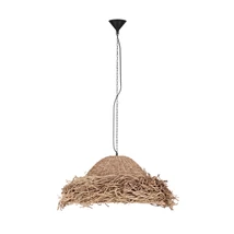 Pendul NovaLuce NATU metal, natural, negru, maro, E27 - 9586513