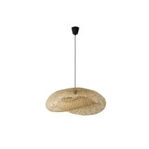 Pendul NovaLuce ADALINE natural, negru, galben, E27 - NL-9586539