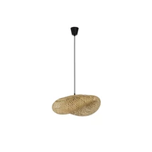 Pendul NovaLuce ADALINE natural, negru, galben, E27 - NL-9586540