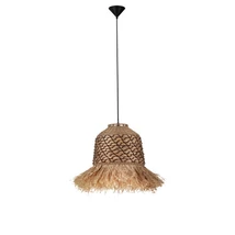 Pendul NovaLuce SORELLO metal, natural, negru, maro, E27 - NL-9586614