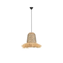 Pendul NovaLuce SORELLO metal, natural, negru, maro, E27 - NL-9586615