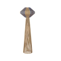 Lampadar NovaLuce ABBY natural, galben, albastru, E27 - NL-9586616