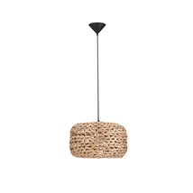 Pendul NovaLuce PONN metal, natural, negru, maro, E27 - NL-9586625