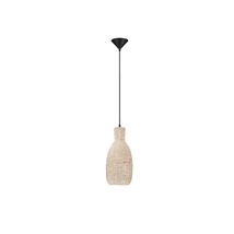 Pendul NovaLuce ONA metal, natural, negru, maro, E27 - NL-9586626