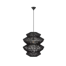 Pendul NovaLuce NUA metal, franghie, negru, E27 - NL-9586646