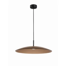 Pendul NovaLuce POLIFEMO metal, sticla, negru, maro, LED, 17W, 3000K, 1360 Lm - NL-9620141