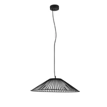 Pendul NovaLuce BRUME metal, sticla, negru, opac, LED, 21W, 3000K, 963 Lm - NL-9620148
