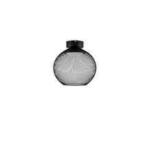 Aplica de tavan NovaLuce KINETIC metal, acril, negru,alb, LED, 12W, 3000K, 455 Lm - NL-9620156
