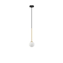 Pendul NovaLuce SAVOY metal, sticla, negru, auriu, opac, G9 - NL-9620157