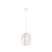 Pendul NovaLuce PIERIDA metal, matase, alb, E27 - NL-9620164