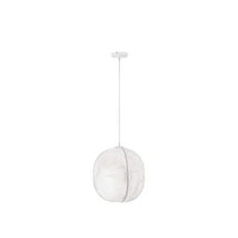 Pendul NovaLuce PIERIDA metal, matase, alb, E27 - NL-9620165