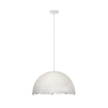 Pendul NovaLuce LALU metal, sticla, alb, E27 - NL-9620169