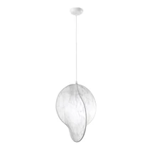 Pendul NovaLuce ESPERIA metal, matase, alb, E27 - NL-9620170
