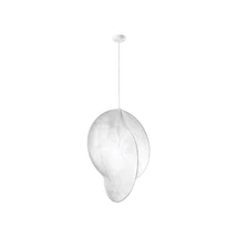 Pendul NovaLuce ESPERIA metal, matase, alb, E27 - NL-9620171
