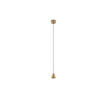 Pendul NovaLuce IRMOS metal, auriu, LED, 5W, 371lm, 3000K - NL-9695154