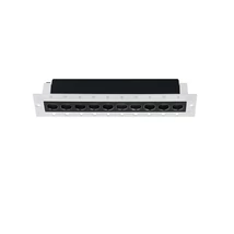 Spot incastrat NovaLuce CANON metal, negru, LED, 14W, 3000K, 806 Lm - NL-9695184