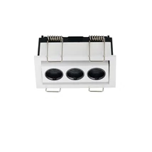 Spot incastrat NovaLuce CANON metal, alb, LED, 6W, 3000K, 310 Lm - NL-9695187