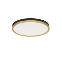 Plafoniera NovaLuce MR JOHN metal, acril, negru, auriu, LED, 3000K, 37W, 2195lm - NL-9695237