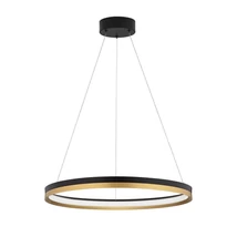 Pendul NovaLuce MR JOHN metal, acril, negru, auriu, LED, 3000K, 33W, 4580lm - NL-9695238