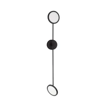 Aplica de perete NovaLuce SCOPE metal, acril, negru, LED, 3000K, 19W, 1780lm - NL-9695250