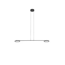 Pendul NovaLuce SCOPE metal, negru, LED, 3000K, 19W, 1815lm - NL-9695252