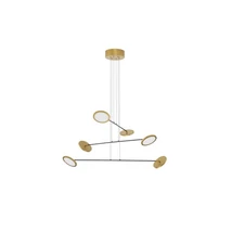 Pendul NovaLuce SCOPE metal, auriu, LED, 3000K, 47W, 4305lm - NL-9695255